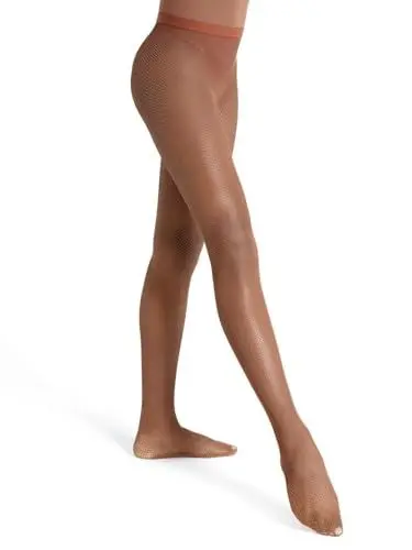 Produktbild: Capezio Damen Professional Fishnet Seamless Tight Strumpfhose, Kastanienbraun, XL EU