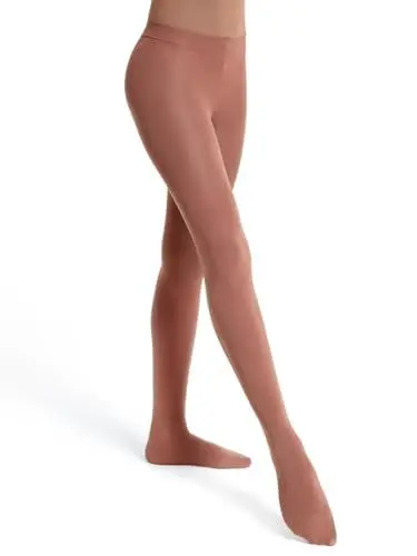 Produktbild: Capezio Damen Ultra Soft Transition Tight with Self-Knit Waistband Enge Passform, Kastanie, S-M