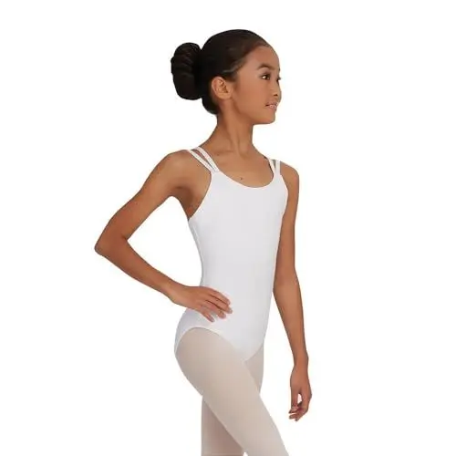 Produktbild: Capezio Double Strap Camisole Leotard, White, Medium