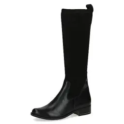 Produktbild: CAPRICE Damen Hohe Stiefel mit Absatz Runde Spitze Blockabsatz, Schwarz (Black Comb), 38.5 EU