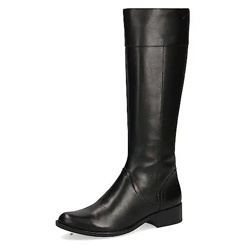 Produktbild: CAPRICE Damen Hohe Stiefel mit Absatz aus Leder Elegant, Schwarz (Black Nappa), 40 EU