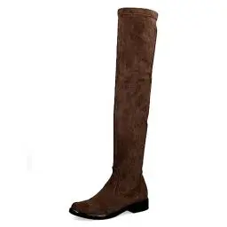 Produktbild: CAPRICE Damen Overknee Stiefel Flach Elegant Weite G, Braun (Dk Brn Stretch), 37 EU