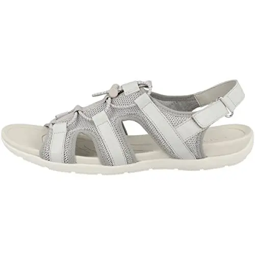 Produktbild: Caprice Damen 9-9-28106-20 Sandale Flach, LT Grey Comb, 41 EU