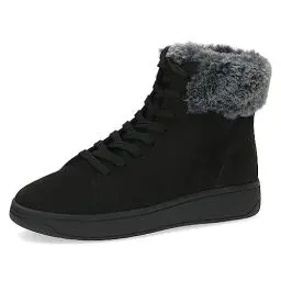 Produktbild: CAPRICE Damen Sneaker hoch mit Fütterung Memotion Winter Fell Weite G, Schwarz (Black Nubuc), 39 EU