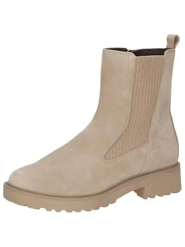 Produktbild: CAPRICE Damen Stiefeletten mit Absatz mit Thermosohle Bequem, Beige (Sand Suede), 39 EU