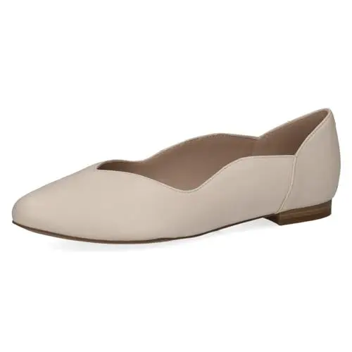 Produktbild: CAPRICE Damen Ballerinas aus Leder Elegant, Cremefarben (Offwhite Nappa), 40 EU