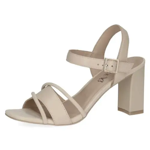 Produktbild: CAPRICE Damen Sandalen mit Absatz Elegant Festlich, Beige (Beige Comb), 38 EU