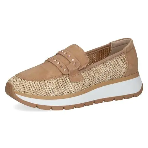 Produktbild: CAPRICE Damen Slipper Flach Elegant, Beige (Beige Comb), 38 EU