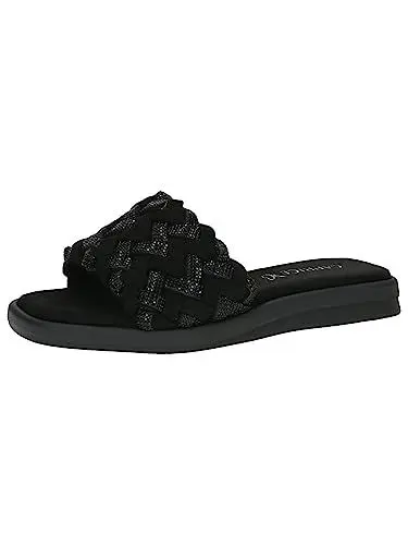 Produktbild: Caprice Damen 9-9-27105-20 Pantolette Flach, Black Suede, 39 EU