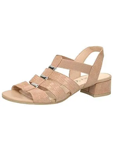 Produktbild: Caprice Damen Carla Riemchensandalen, Beige (Beige Reptile 422)