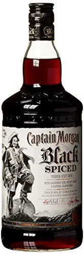 Produktbild: Captain Morgan Spirituose auf Black Spiced Rum-Basis mit Gewürzen und natürlichen Aromen (1 x 1 l)