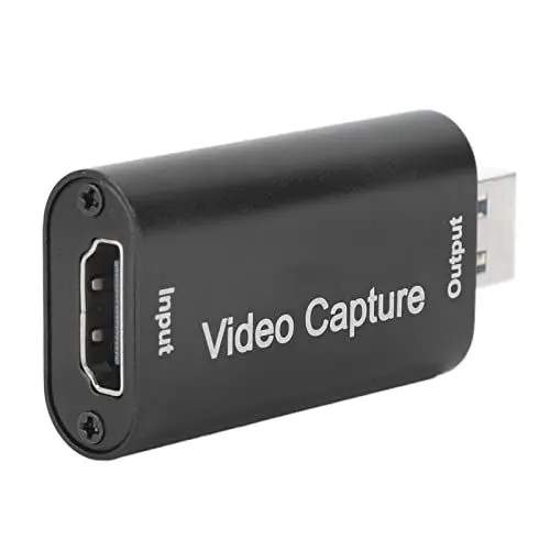 Produktbild: Capture Card 4K HDMI Video USB3.0 1080P 60fps Spielaufzeichnung, Twitch Streaming, OBS