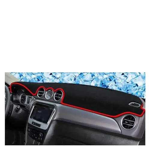 Produktbild: Car Dashboard Cover Mat Für Suzuki Für Vitara 2015 2016 2017 2018 2019 2020 Auto Armaturenbrettabdeckung Armaturenbrettmatte Sonnenschutzpolster Instrumententafelteppiche Armaturenbrett Matte(Rot,RHD)