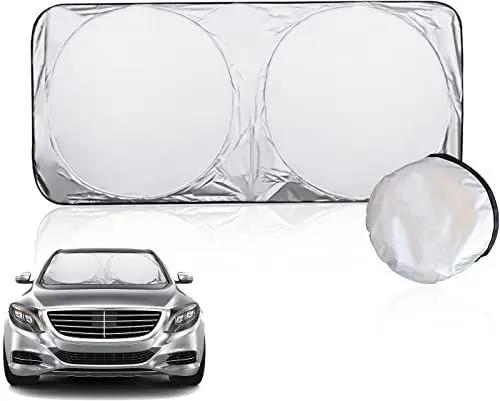 Produktbild: Car Windscreen Sun Protection Car Sun Shade for Windscreen Foldable 160 x 86 cm UV Protection for SUV Truck Car
