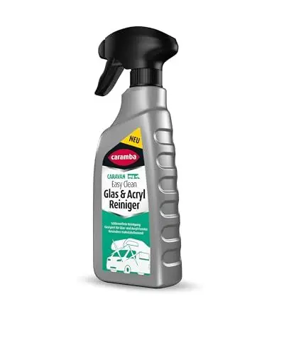 Produktbild: Caramba Caravan Easy Clean Glas & Acryl Reiniger, Scheibenreiniger für außen und innen, Wohnwagen und -Mobile, Hohe Materialverträglichkeit, 500 ml