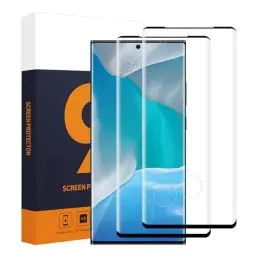 Produktbild: Carantee Schutzfolie für Panzerglas für Samsung Galaxy Note 20 Ultra 5G, 2 Stück 3D-Volle Bedeckung Panzer Schutz Glas für Galaxy Note 20 Ultra 5G, HD Bläschenfrei Note 20 Ultra 5G Displayschutzfolie