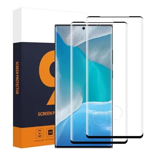 Produktbild: Carantee Schutzfolie für Panzerglas für Samsung Galaxy Note 20 Ultra 5G, 2 Stück 3D-Volle Bedeckung Panzer Schutz Glas für Galaxy Note 20 Ultra 5G, HD Bläschenfrei Note 20 Ultra 5G Displayschutzfolie