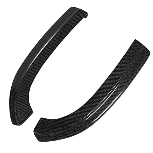 Produktbild: Carbon Faser Heck-Stoßfänger Seitensplitter-Erweiterungen für Lancer Evolution 7 8 9 2001-2007, Hochglanzfinish, Hohe Festigkeit, Modestil