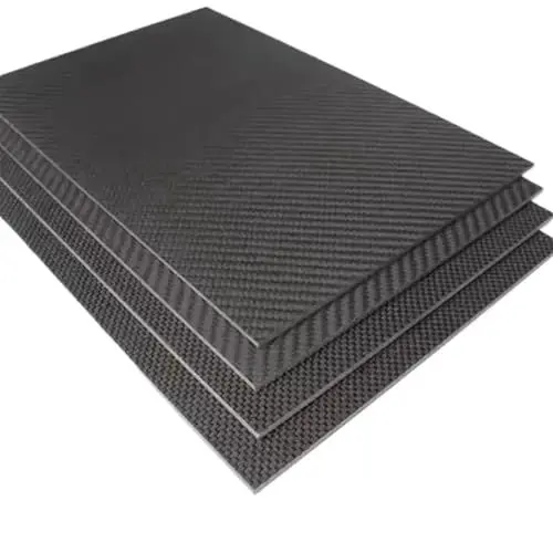 Produktbild: Carbon Platte 1PCS 400x500mm Carbon Faser Platte Blatt Hohe Festigkeit Carbon Board Panel Dicke 1mm 1,5mm 2mm 2,5mm 3,0mm 4mm 5mm 6mm Für Handarbeit, Restaurierung von Teilen(5.0mm Plain Glossy)