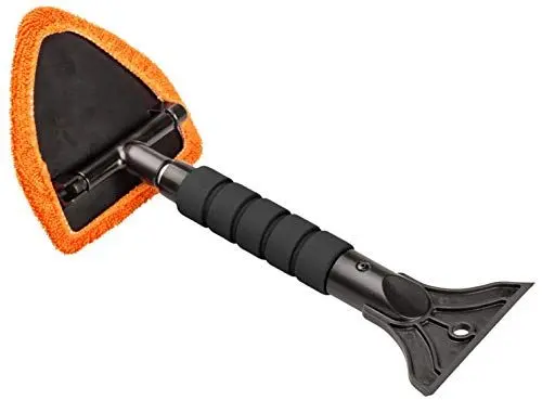 Produktbild: CarComfort 2in1 Autoscheiben Innenreiniger mit Eiskratzer Orange