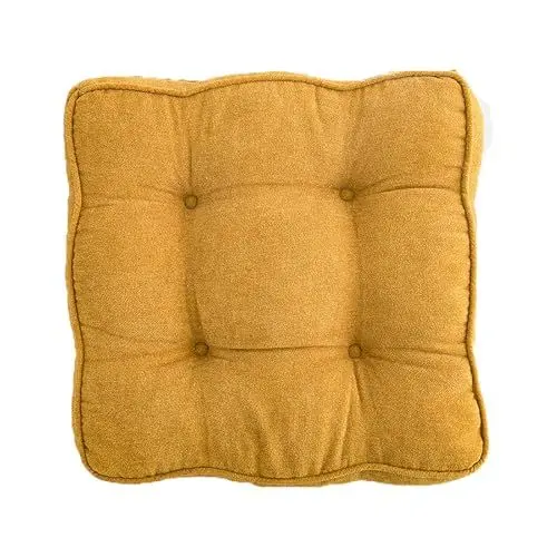 Produktbild: Care Spring Stuhlkissen Quadrat 40X40cm Sitzkissen Für Gartenstuhl, Küche Oder Esszimmerstuhl, Bequeme Indoor U Outdoor Stuhlauflage Für Ältere Menschen, Schwangere Frauen,Gelb,4Pcs