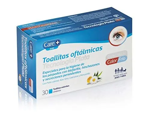 Produktbild: Care+ Toallitas Oftal Tecnolog Plata 30U