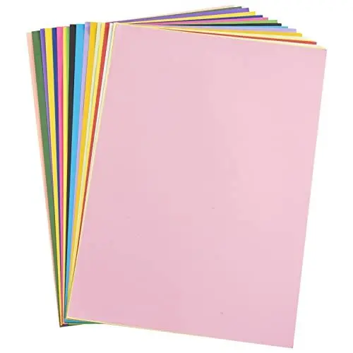 Produktbild: Carehabi 20 Farben A4 80gsm,100 Blatt Buntpapier, Färbigen Kopierpapier Papier, Kopierpapier Papier, Färbige Buntes Papier für DIY Basteln Gestalten Dekorieren Kunsthandwerk