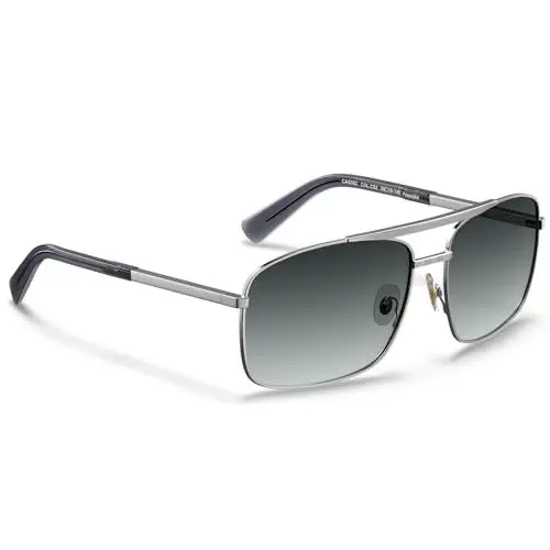 Produktbild: CARFIA Sonnenbrille Herren Polarisiert UV400 Retro Pilotenbrille Metall Sonnenbrillen 100% UV-Schutz CAT 3