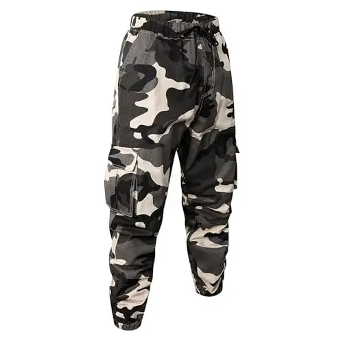 Produktbild: Cargohose Herren Jeans Slim Fit Japanische Hose Herren Freizeithose Baggy Cargohose Sommer Jogginghose Mädchen 158 Sporthosen Trainingshose Jungen Chinos