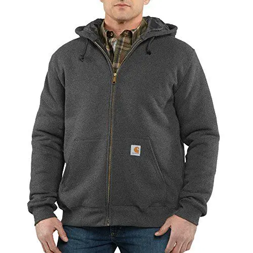 Produktbild: Carhartt .100631.021.S005 Kapuzen-Sweatshirt, 3-Jahreszeiten-Reißverschluss, Farbe: Charcoal Heather, Größe: M