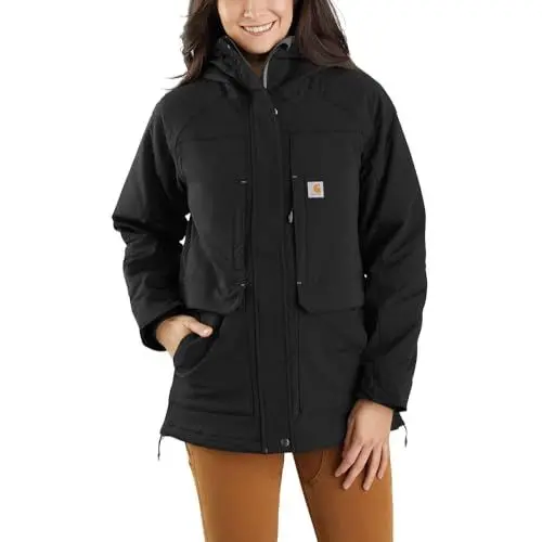 Produktbild: Carhartt Damen Dux™ Relaxed Fit Insulated Traditional SUPER DUX COAT, Schwarz, S EU