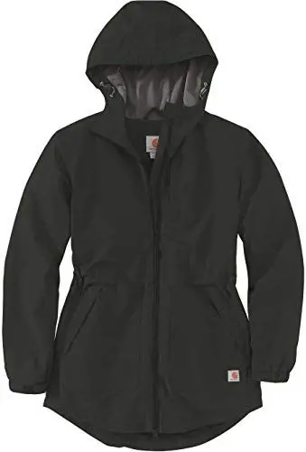 Produktbild: Carhartt Damen Rain Defender® Relaxed Fit, leichter Mantel, Schwarz, XL