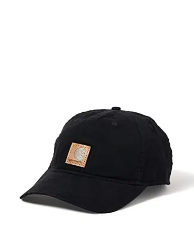 Produktbild: Carhartt Herren Canvas Cap Baseballkappe, Schwarz, Einheitsgröße