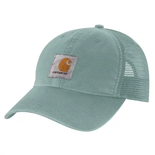 Produktbild: Carhartt Herren Canvas Mesh-Back Cap Baseballkappe, Blue Surf, Einheitsgröße