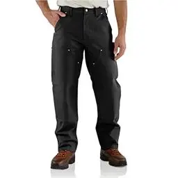 Produktbild: Carhartt Herren Loose Fit Firm Duck Arbeitshose mit verstärkter Vorderseite, Schwarz, W50/L32