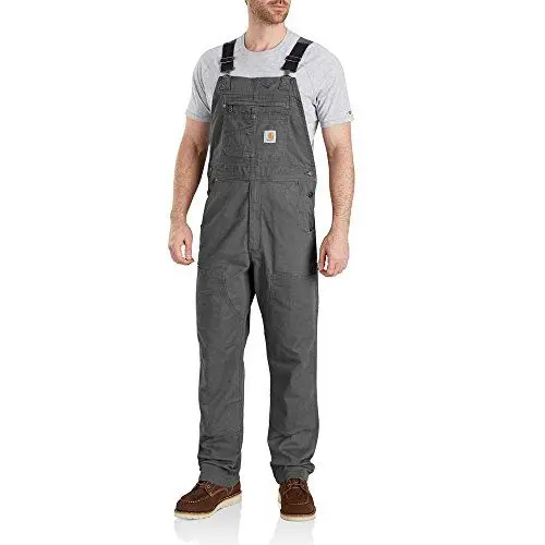 Produktbild: Carhartt, Herren, Rugged Flex Lockere Canvas-Latzhose, Kiesel, W34/L34