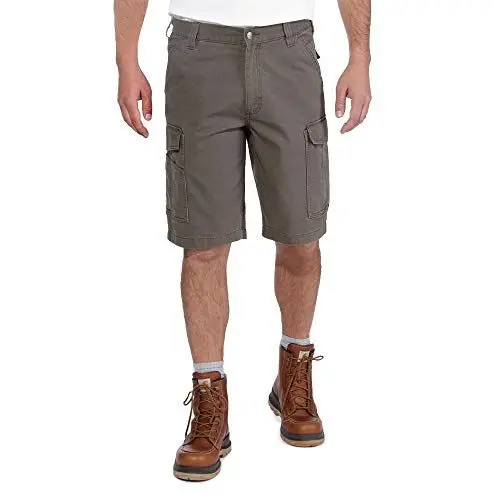 Produktbild: Carhartt Herren Rugged Flex Relaxed Fit Cargo-arbeitsshorts Aus Canvas Shorts, Tarmac, 32W EU