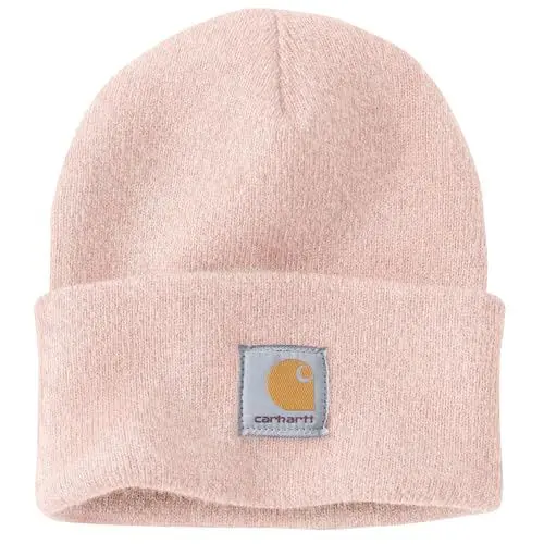 Produktbild: Carhartt Herren Knit Cuffed Beanie Beanie Hat, Ash Rose Marshmallow, Einheitsgröße