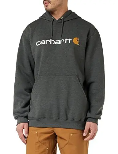 Produktbild: Carhartt, Herren, Weites, mittelschweres Sweatshirt mit Logo-Grafik, Anthrazit meliert, S