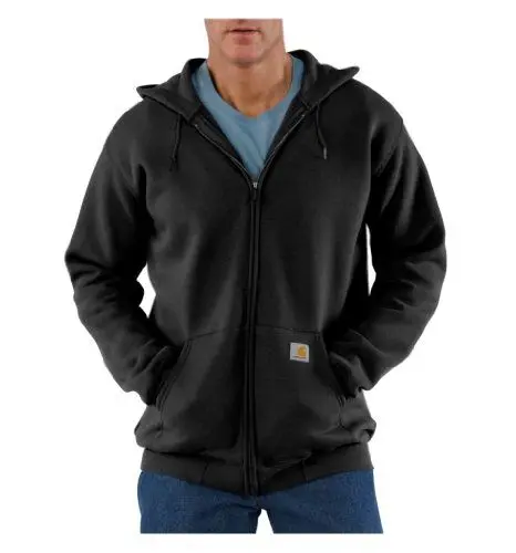 Produktbild: Carhartt Herren Zip Hooded Sweatshirt Sweatshirt, Schwarz, M