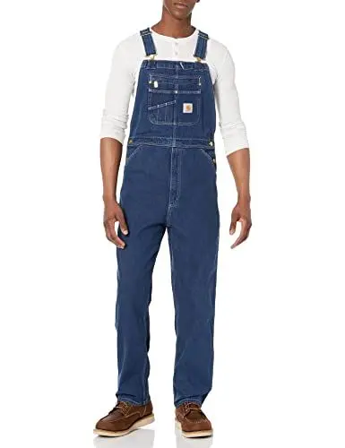Produktbild: Carhartt Fit Denim Bib Overall, Darkstone, 32W / 34L