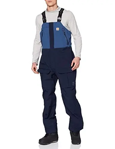 Produktbild: Carhartt Mens Angler Bib OVERALLS, Dark Blue/Navy, XL