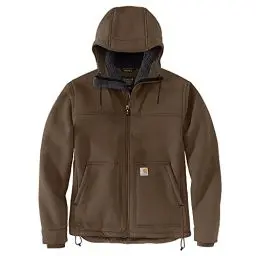 Produktbild: Carhartt Men's Super Dux Relaxed Fit Sherpa-Lined Active Jac Bonded Chore Coat, Coffee, XL
