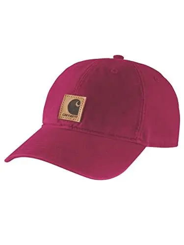 Produktbild: Carhartt Herren Canvas Cap Baseballkappe, Rote Beete, Einheitsgröße