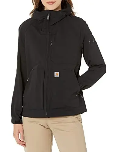 Produktbild: Carhartt Women's Super Dux™ Relaxed Fit Lightweight Hooded Jacket, BLACK, L