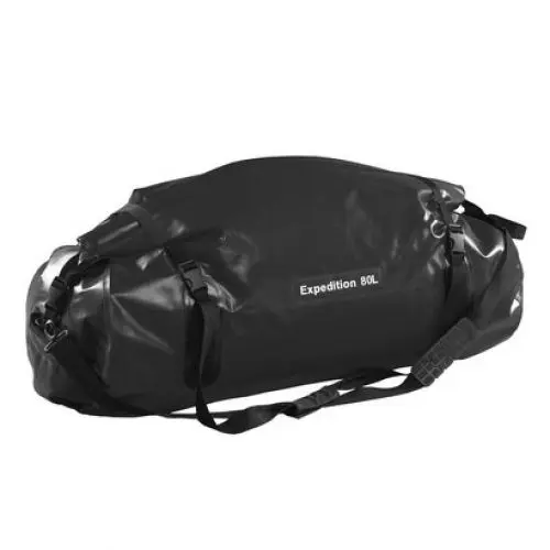 Produktbild: wasserdichte und wasserfeste Reisetasche - PVC Duffle Bag, Duffel Bag - Caribee Expedition 80L - Farbe: Schwarz