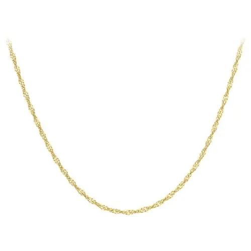 Produktbild: Carissima Gold Damen 9k (375) Gelbgold 1.2mm Diamantschliff Twist Panzerkette 1.13.0463 41cm/16zoll