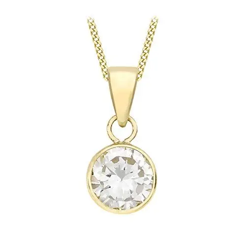 Produktbild: Carissima Gold Damen - Kette 9 k (375) Rundschliff Kristall 1.42.7994