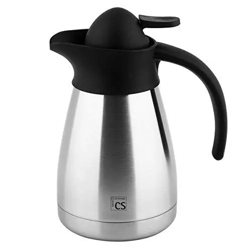Produktbild: CARL SCHMIDT SOHN Schmidt Sohn CS Koch-Systeme Isolierkanne Cottbus, 0,5 l, Einhandbedienung, 075286, Silber