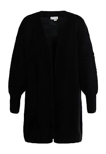 Produktbild: CARNEA Damen Long Cardigan 10429122-CA04, SCHWARZ, M/L